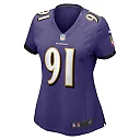 Zennovawear Women's Baltimore Ravens Rayshad Nichols Purple Game Player Jersey