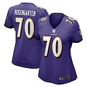 Zennovawear Women's Baltimore Ravens Roger Rosengarten Purple Game Jersey
