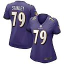 Zennovawear Women's Baltimore Ravens Ronnie Stanley Purple Game Jersey