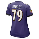 Zennovawear Women's Baltimore Ravens Ronnie Stanley Purple Game Jersey