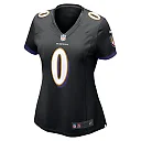 Zennovawear Women's Baltimore Ravens Roquan Smith Black Team Game Jersey