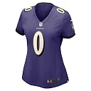 Zennovawear Women's Baltimore Ravens Roquan Smith Purple Team Game Jersey
