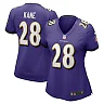 Zennovawear Women's Baltimore Ravens Sanoussi Kane Purple Game Jersey