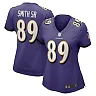 Zennovawear Women's Baltimore Ravens Steve Smith Sr. Purple Retired Player Game Jersey