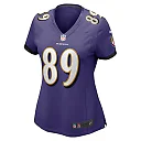 Zennovawear Women's Baltimore Ravens Steve Smith Sr. Purple Retired Player Game Jersey