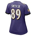 Zennovawear Women's Baltimore Ravens Steve Smith Sr. Purple Retired Player Game Jersey