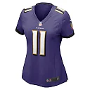 Zennovawear Women's Baltimore Ravens Stout Purple Player Game Jersey