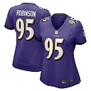 Zennovawear Women's Baltimore Ravens Tavius Robinson Purple Game Jersey