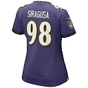 Zennovawear Women's Baltimore Ravens Tony Siragusa Purple Game Retired Player Jersey