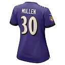 Zennovawear Women's Baltimore Ravens Trayvon Mullen Purple Game Jersey
