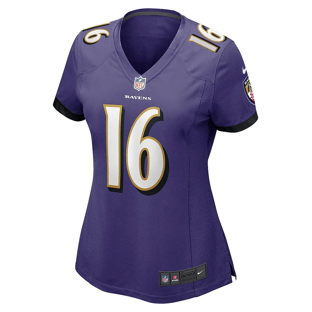 Zennovawear Women's Baltimore Ravens Tylan Wallace Purple Game Jersey