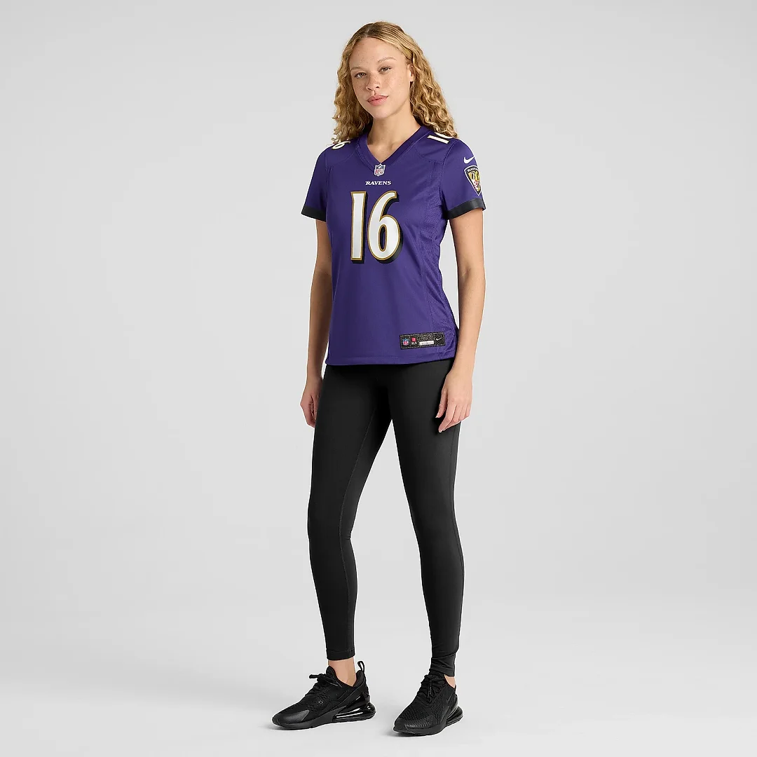 Zennovawear Women's Baltimore Ravens Tylan Wallace Purple Game Jersey