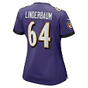 Zennovawear Women's Baltimore Ravens Tyler Linderbaum Purple Player Game Jersey