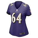 Zennovawear Women's Baltimore Ravens Tyler Linderbaum Purple Player Game Jersey
