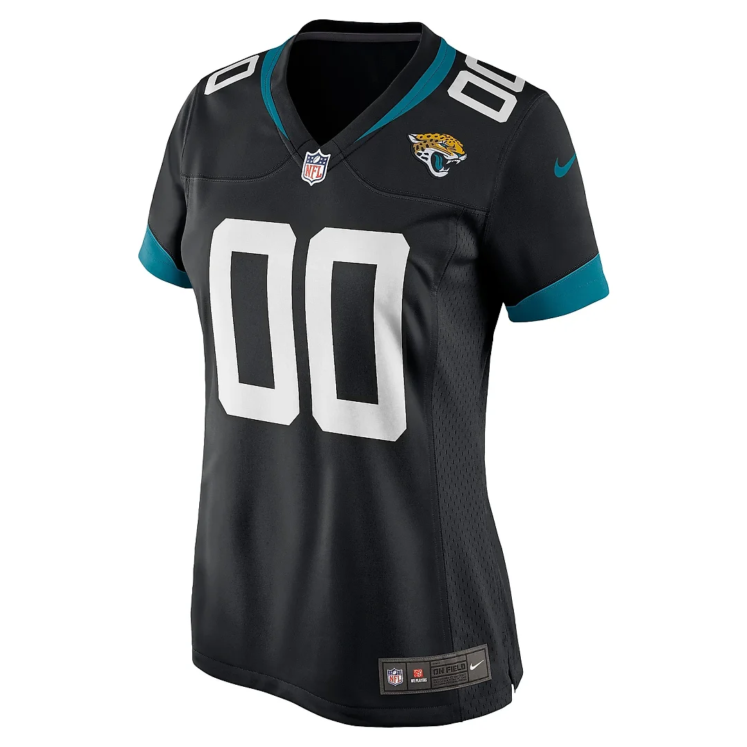 Zennovawear Women's Black Jacksonville Jaguars Custom Jersey