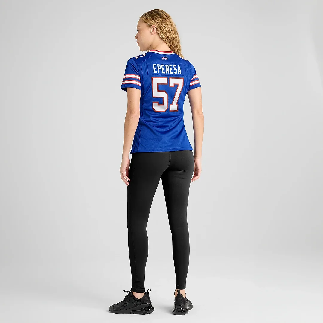 Zennovawear Women's Buffalo Bills A.J. Epenesa Royal Game Jersey