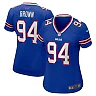 Zennovawear Women's Buffalo Bills Andrew Brown Royal Game Jersey