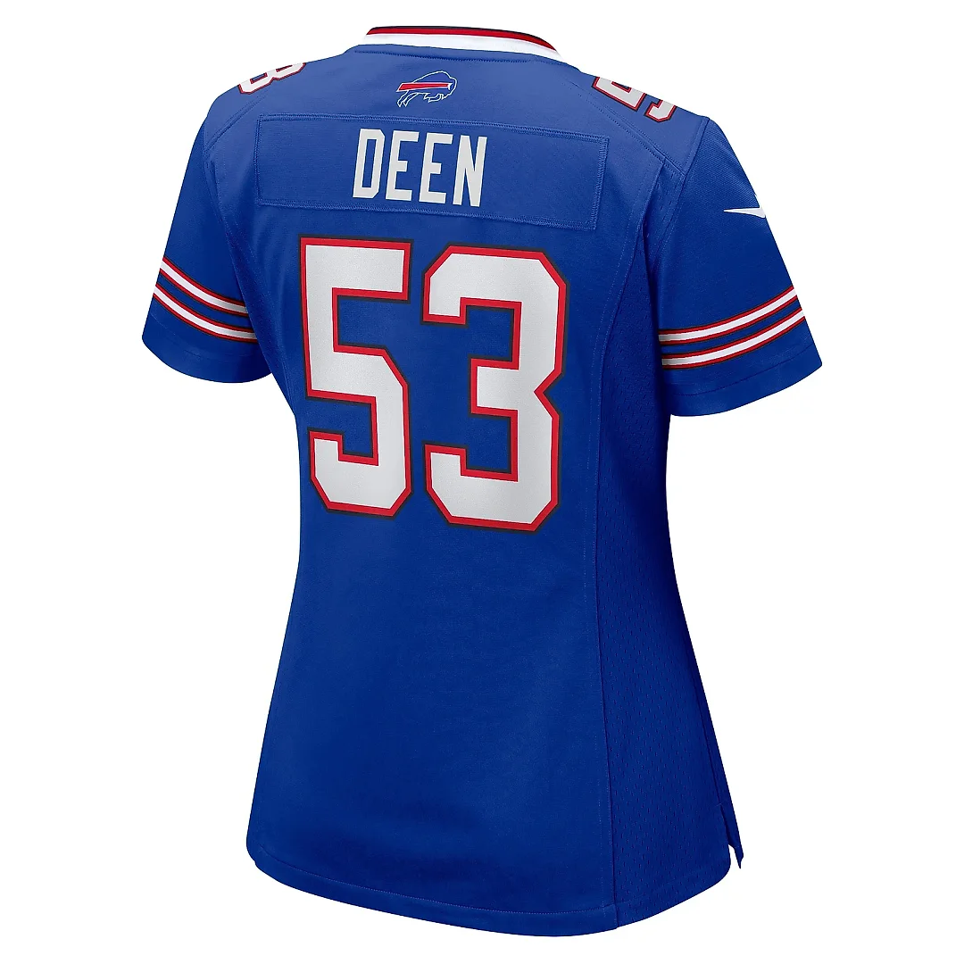 Zennovawear Women's Buffalo Bills Branson Deen Royal Game Jersey