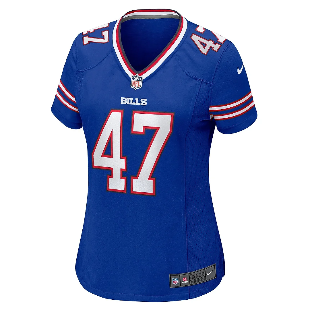 Zennovawear Women's Buffalo Bills Christian Benford Royal Game Jersey