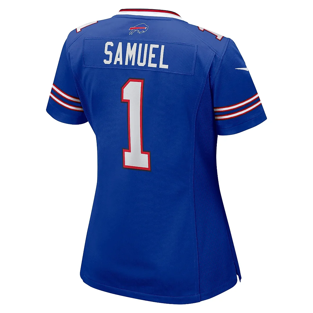 Zennovawear Women's Buffalo Bills Curtis Samuel Royal Game Jersey