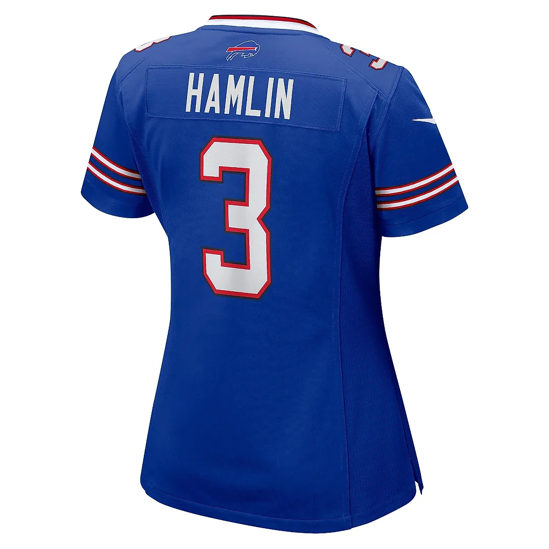 Zennovawear Women's Buffalo Bills Damar Hamlin Royal Game Jersey