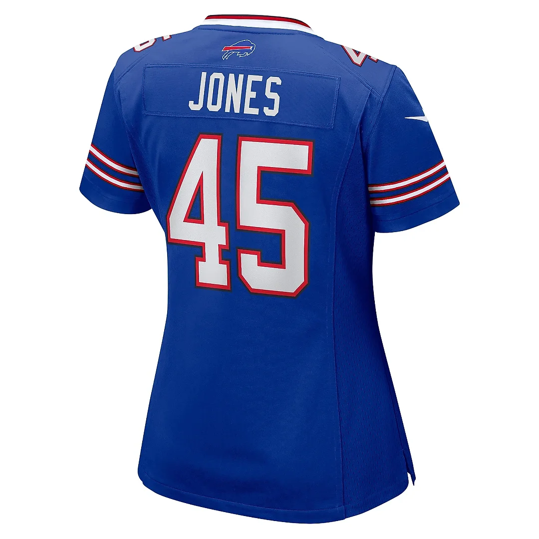 Zennovawear Women's Buffalo Bills Deion Jones Royal Game Jersey