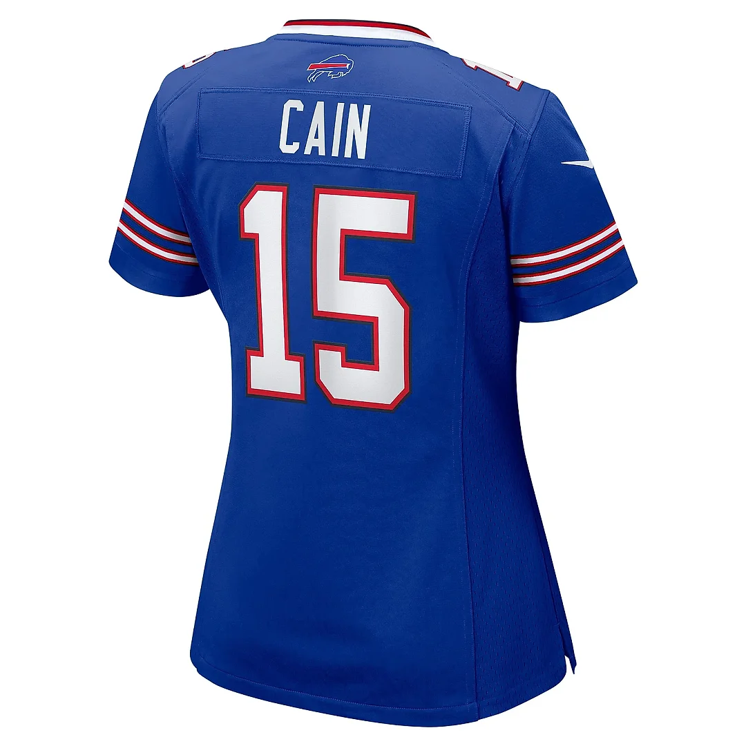 Zennovawear Women's Buffalo Bills Deon Cain Royal Game Jersey