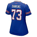 Zennovawear Women's Buffalo Bills Dion Dawkins Royal Game Jersey