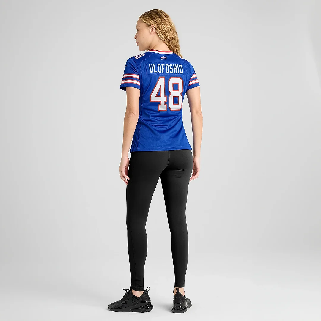 Zennovawear Women's Buffalo Bills Edefuan Ulofoshio Royal Game Jersey