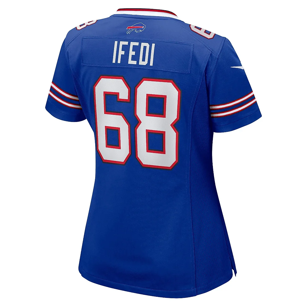 Zennovawear Women's Buffalo Bills Germain Ifedi Royal Team Game Jersey