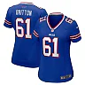 Zennovawear Women's Buffalo Bills Gunner Britton Royal Game Jersey