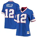 Zennovawear Women's Buffalo Bills Jim Kelly Mitchell & Ness Royal 1990 Legacy Jersey