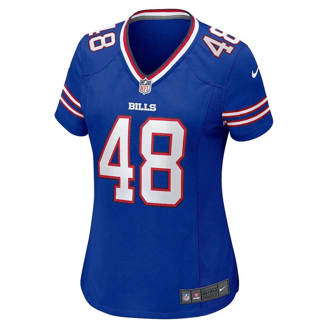 Zennovawear Women's Buffalo Bills Joel Wilson Royal Team Game Jersey