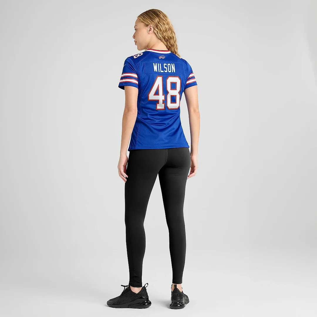 Zennovawear Women's Buffalo Bills Joel Wilson Royal Team Game Jersey