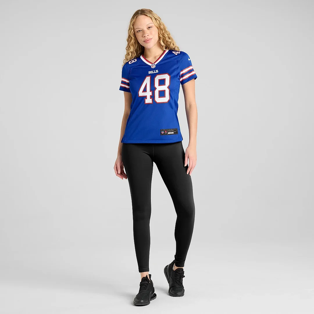 Zennovawear Women's Buffalo Bills Joel Wilson Royal Team Game Jersey