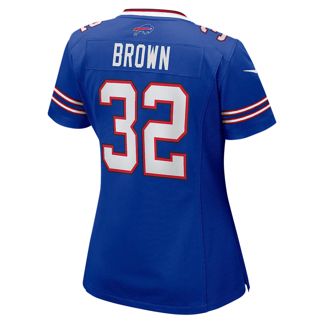 Zennovawear Women's Buffalo Bills Kyron Brown Royal Game Jersey