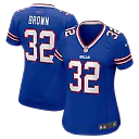 Zennovawear Women's Buffalo Bills Kyron Brown Royal Game Jersey