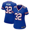 Zennovawear Women's Buffalo Bills Kyron Brown Royal Game Jersey