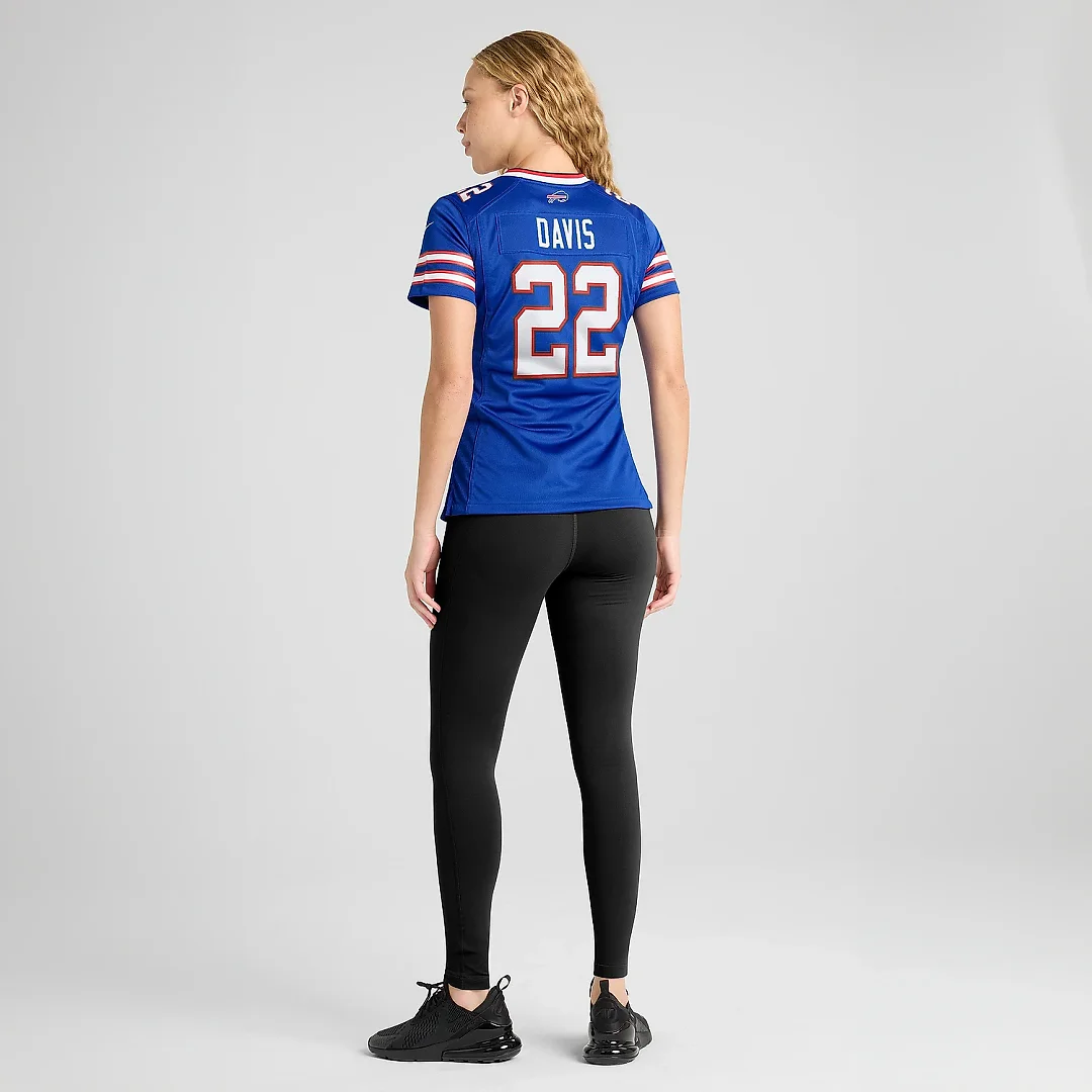 Zennovawear Women's Buffalo Bills Ray Davis Royal Game Jersey