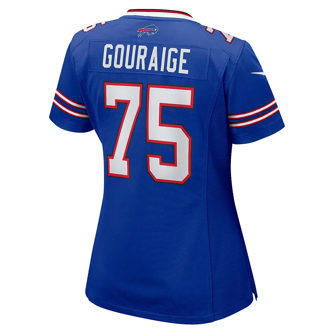 Zennovawear Women's Buffalo Bills Richard Gouraige Royal Team Game Jersey