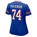 Zennovawear Women's Buffalo Bills Ryan Van Demark Royal Game Player Jersey
