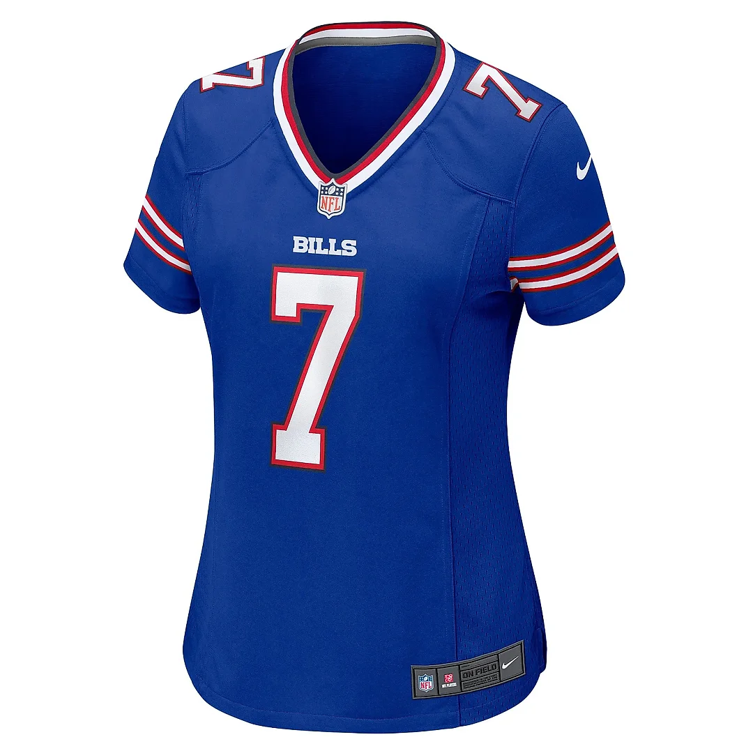 Zennovawear Women's Buffalo Bills Taron Johnson Royal Game Player Jersey