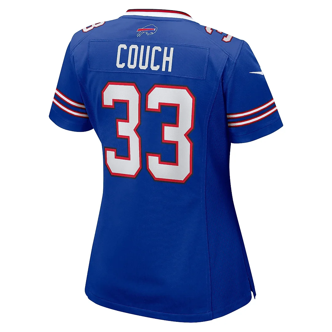 Zennovawear Women's Buffalo Bills Te'Cory Couch Royal Game Jersey