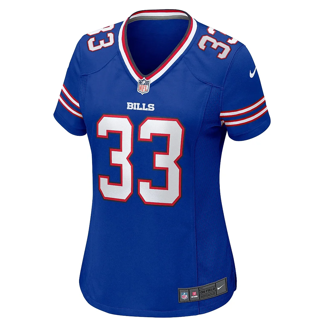 Zennovawear Women's Buffalo Bills Te'Cory Couch Royal Game Jersey