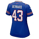 Zennovawear Women's Buffalo Bills Terrel Bernard Royal Game Player Jersey