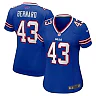 Zennovawear Women's Buffalo Bills Terrel Bernard Royal Game Player Jersey