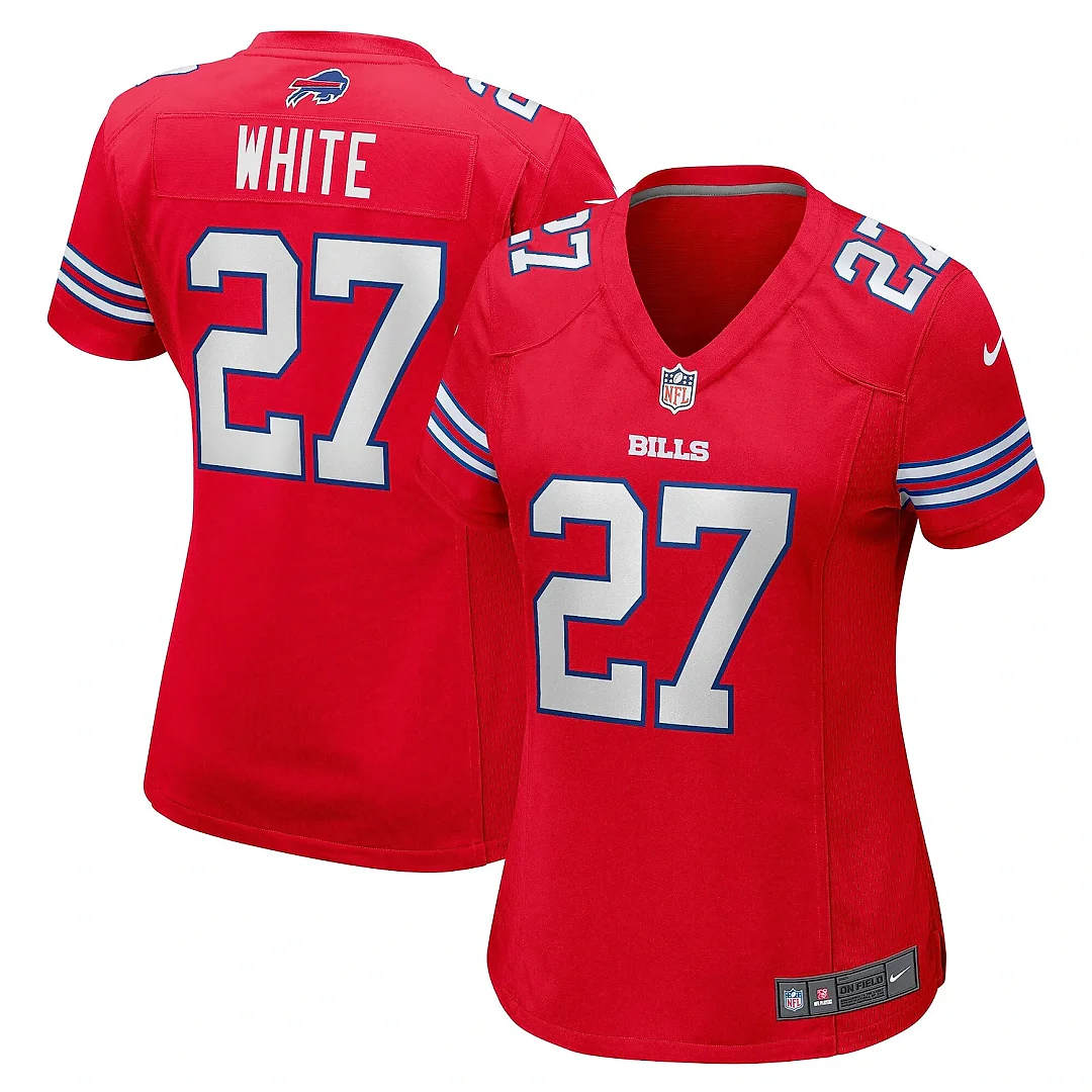 Zennovawear Women's Buffalo Bills Tre'Davious White Red Game Player Jersey
