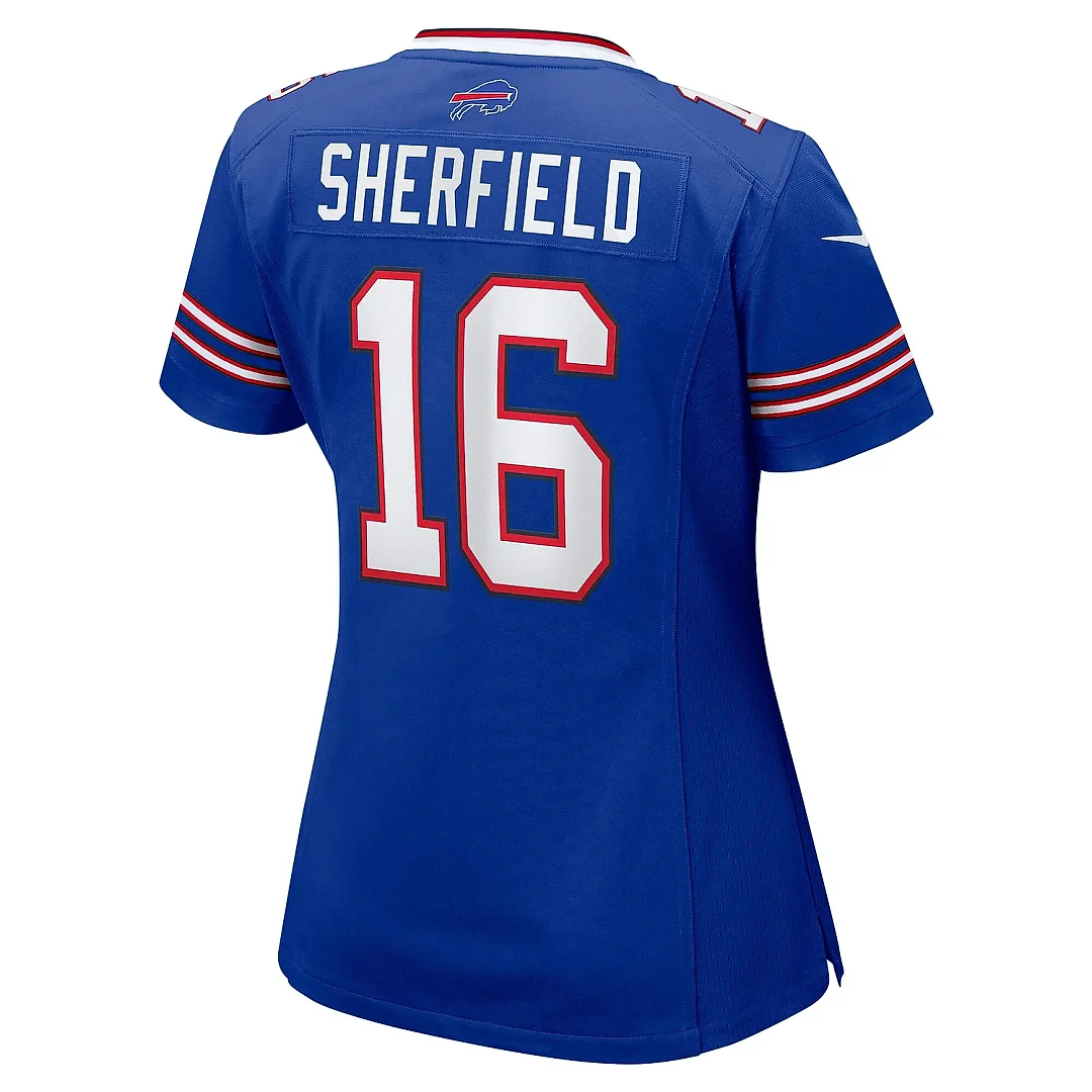Zennovawear Women's Buffalo Bills Trent Sherfield Royal Game Player Jersey