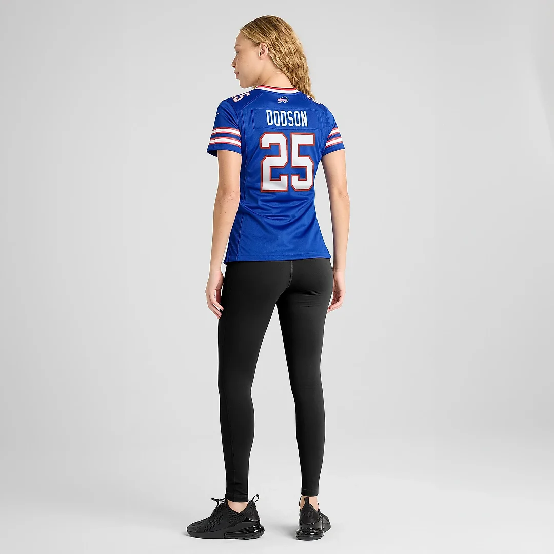 Zennovawear Women's Buffalo Bills Tyrel Dodson Royal Team Game Jersey