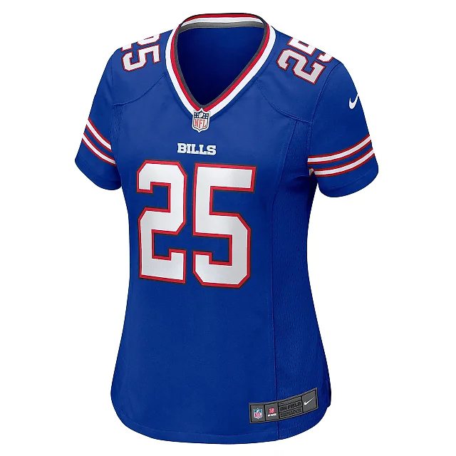Zennovawear Women's Buffalo Bills Tyrel Dodson Royal Team Game Jersey